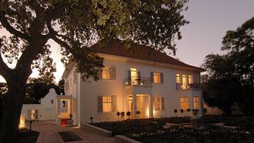 Front of property – evening/night