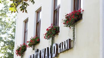 Fassade der Unterkunft