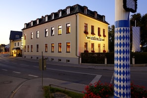 Front of property - evening/night