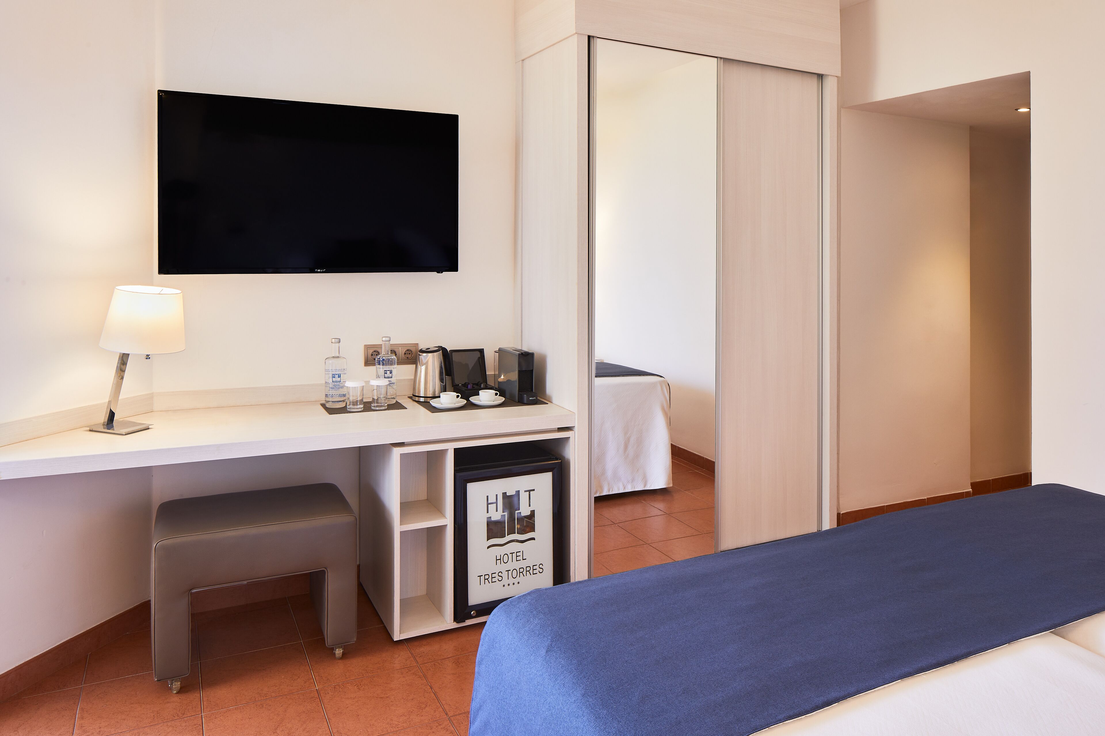 superior double room, terrace, garden view | 1 bedroom, minibar, in-room safe, desk