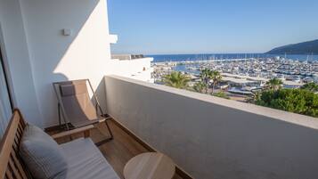 Uitzicht op strand/zee