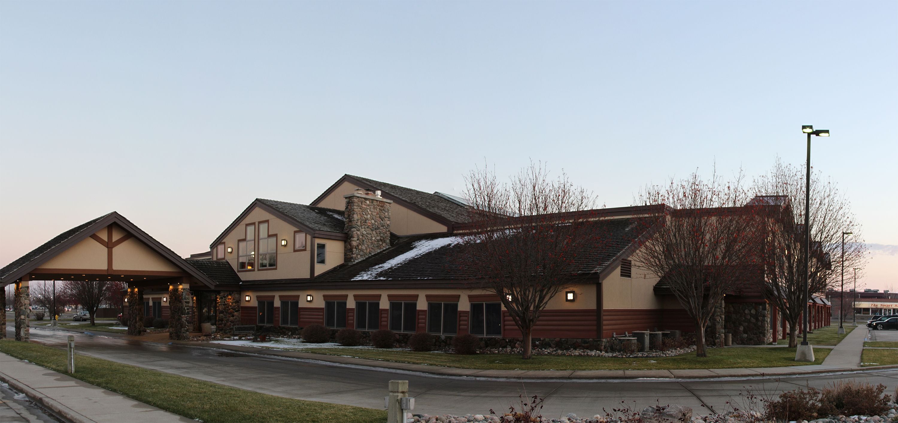 Fachada da propriedade