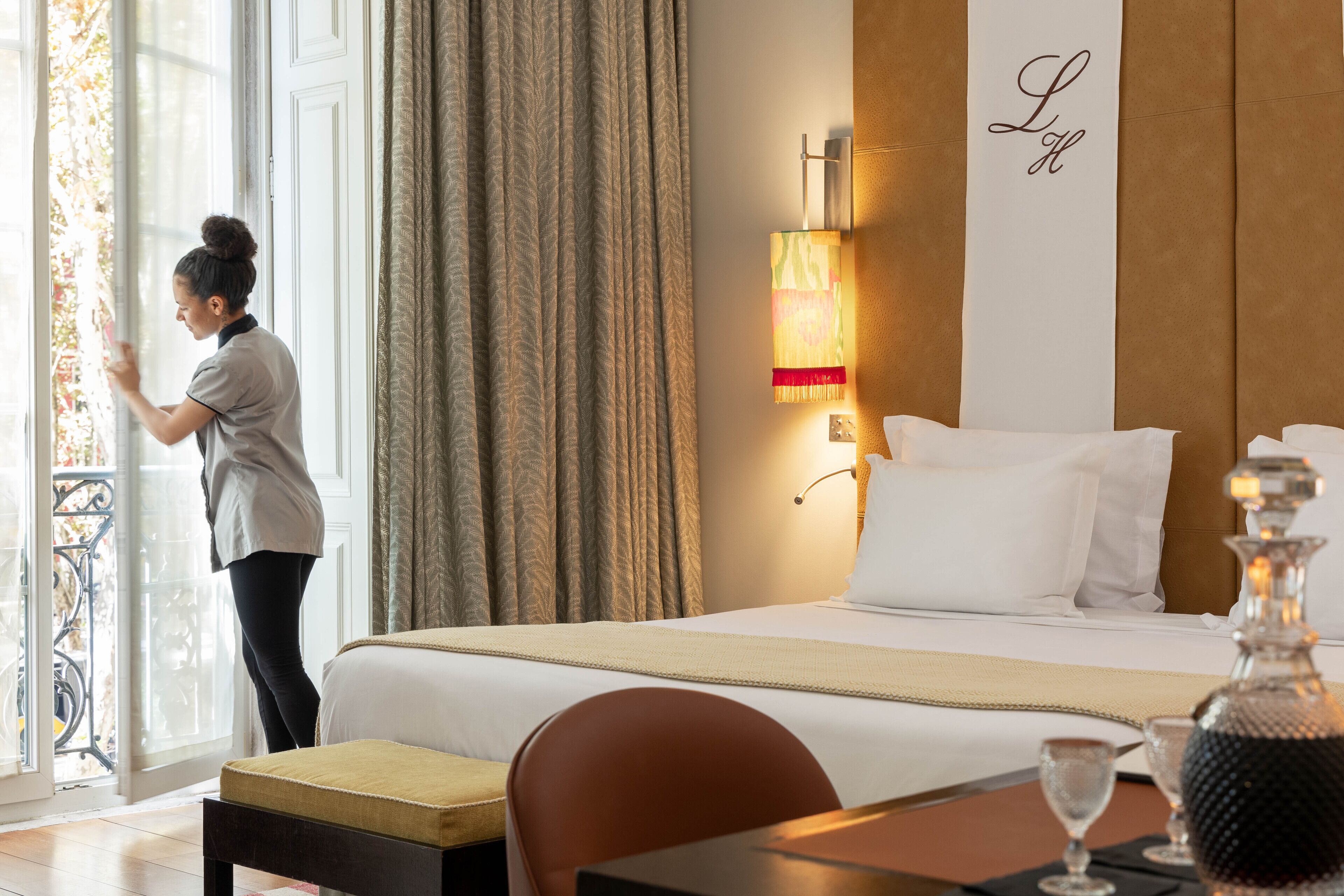 lisboa double room | hypo-allergenic bedding, minibar, in-room safe, desk