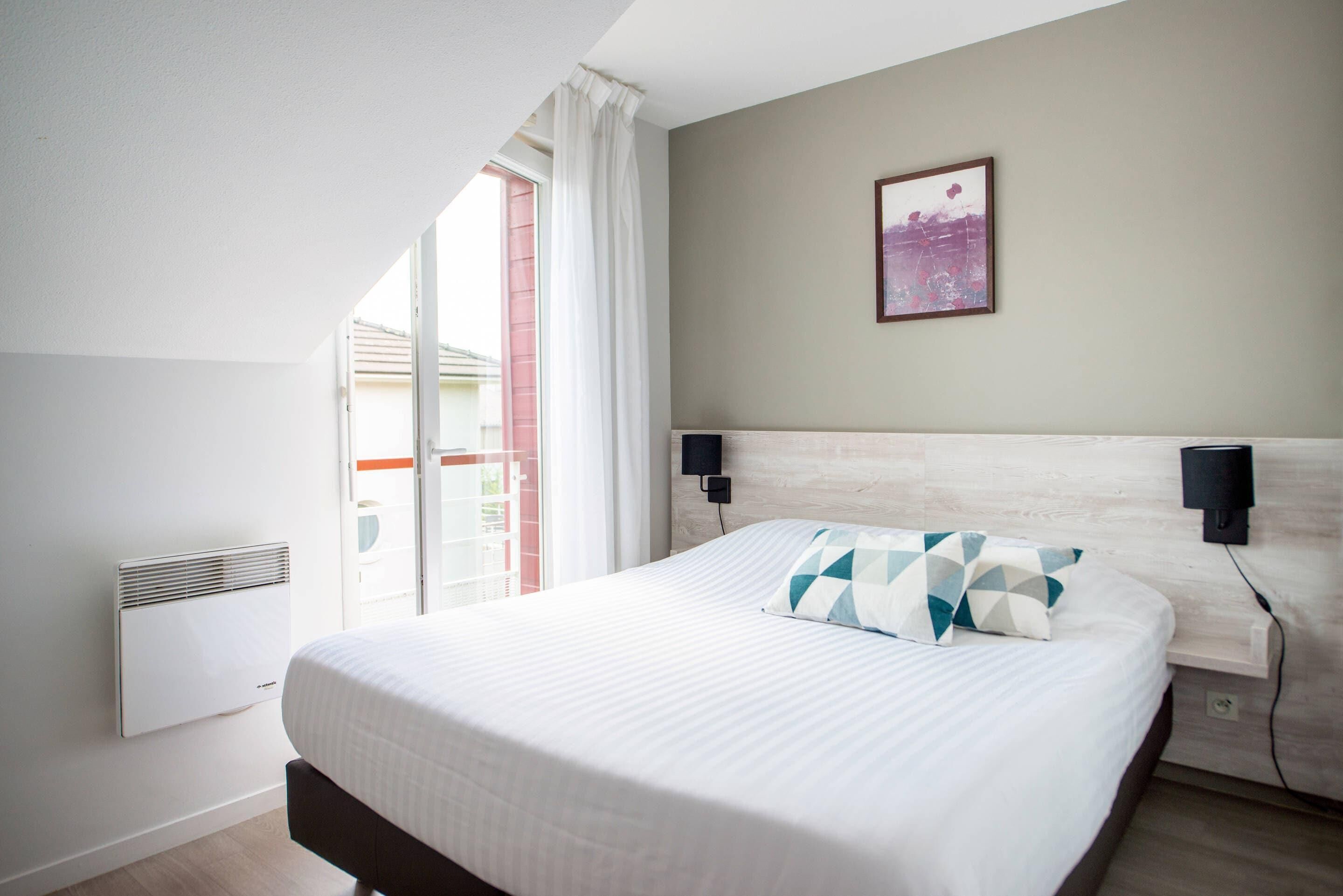 Appartement 1 chambre 4 personnes | Kedap suara, Wi-Fi gratis, dan seprai linen