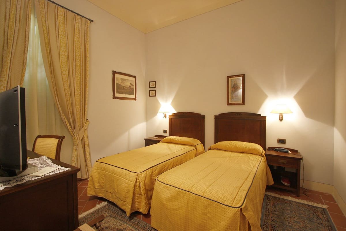 Down duvets, minibar, in-room safe, desk