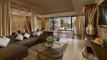 1 slaapkamer, een minibar, een kluis op de kamer