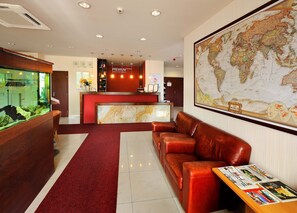 Sala de estar en el lobby