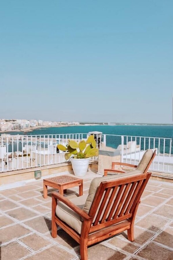 Vue depuis lâhĂ©bergement