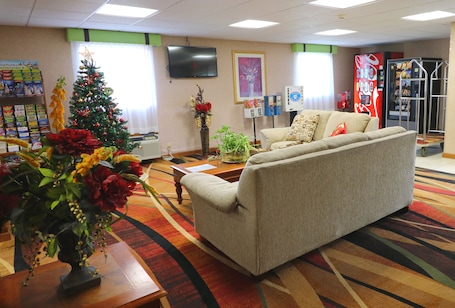 Sala de estar en el lobby