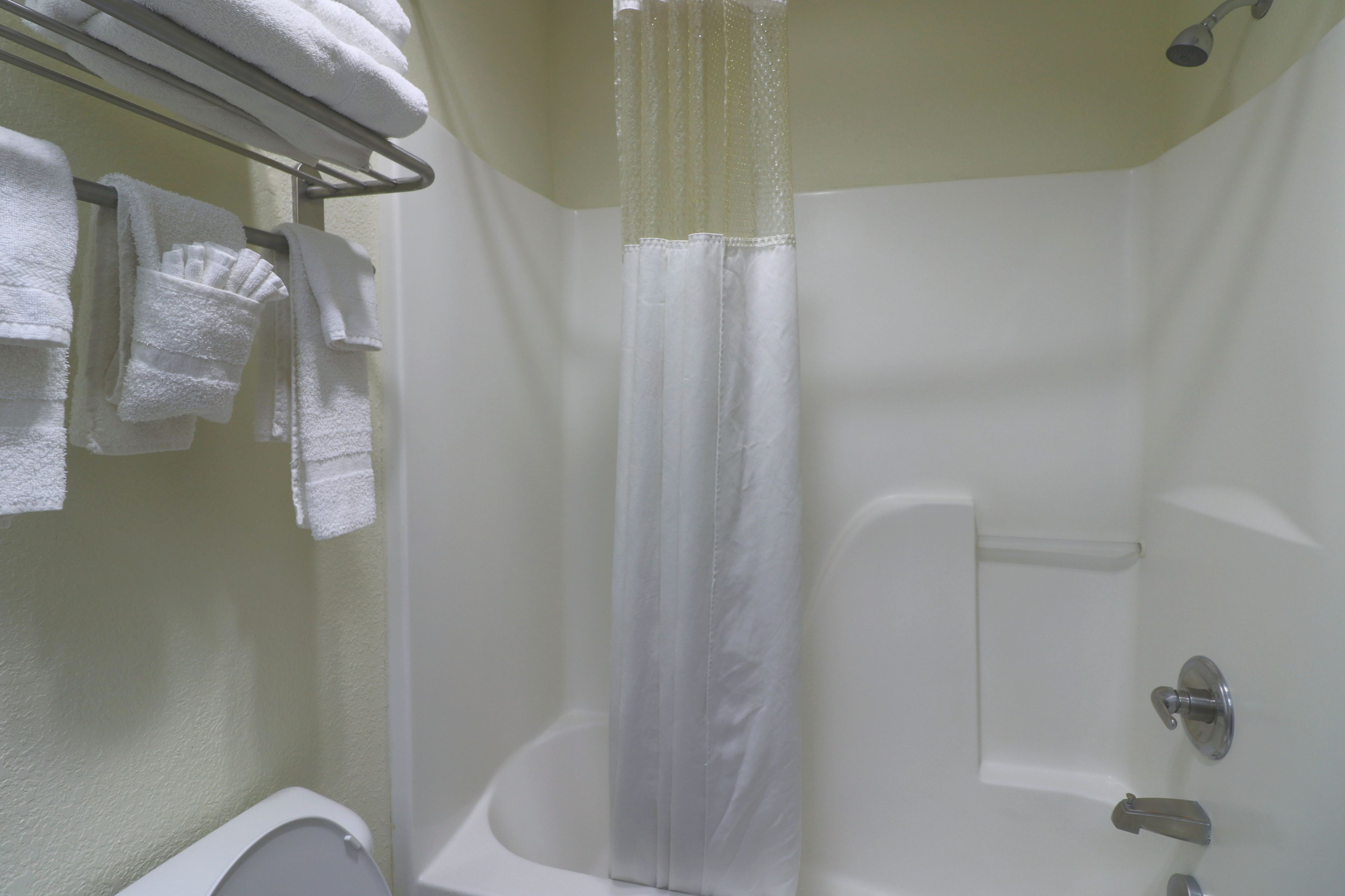 Free toiletries, hair dryer, towels