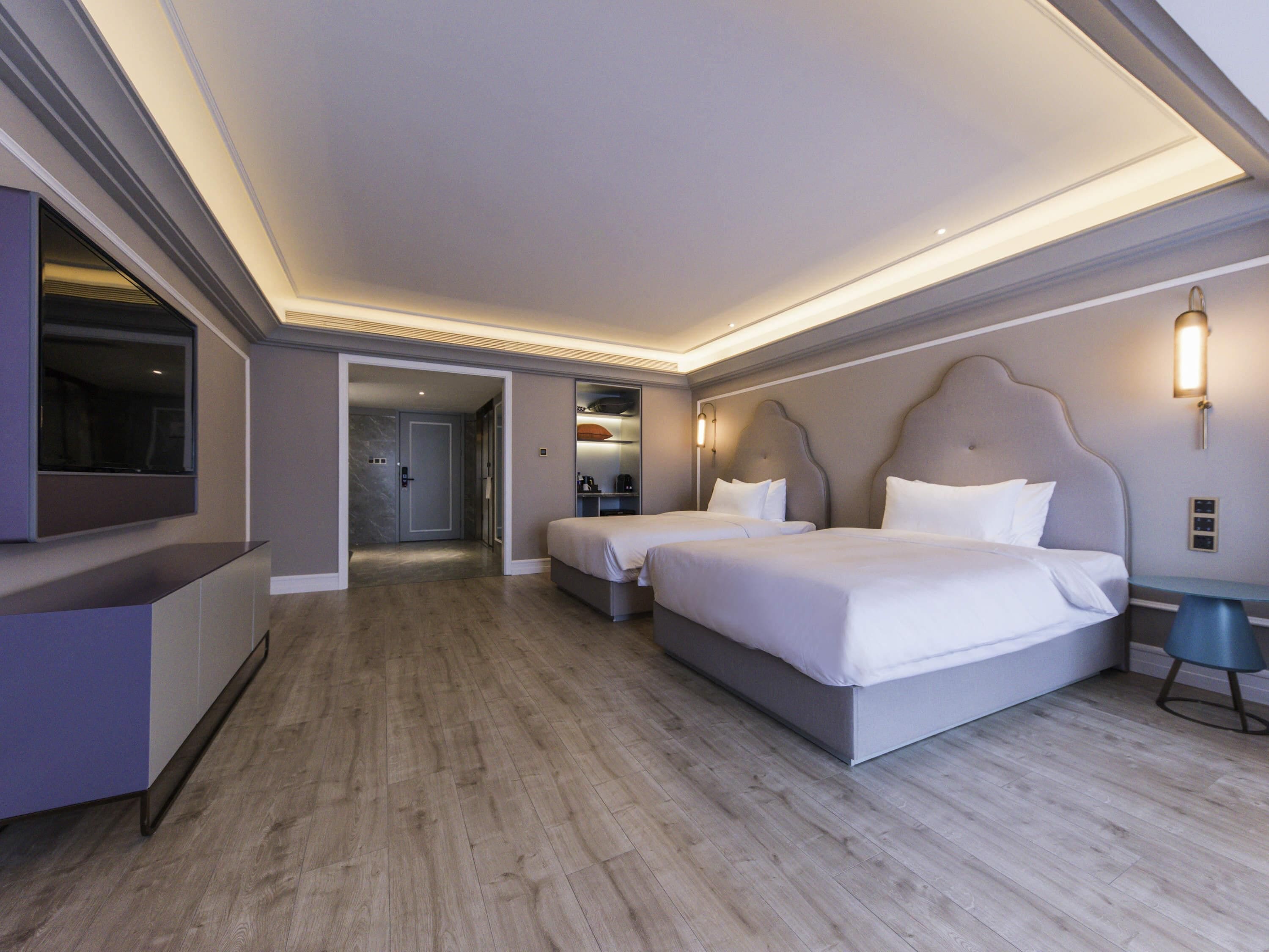 Privilege, Phòng, 2 giường đơn | Minibar, két bảo mật tại phòng, bàn 