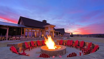 Front of property – evening/night