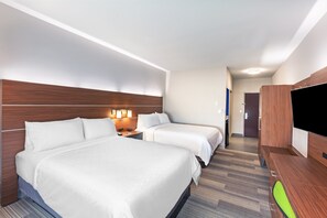 Standard Room, 2 Queen Beds | In-room safe, desk, iron/ironing board, free cots/infant beds - Holiday Inn Express Hotel & Suites Orange by IHG (Orange)