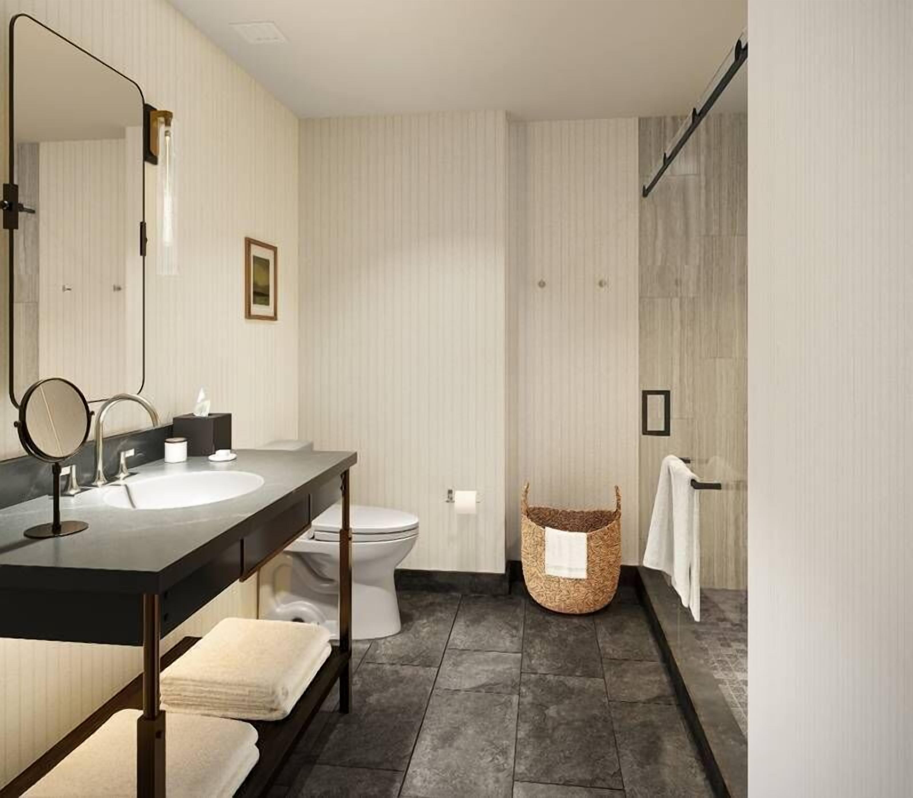 Regadera tipo lluvia, amenidades de baño gratuitas, secadora de cabello 