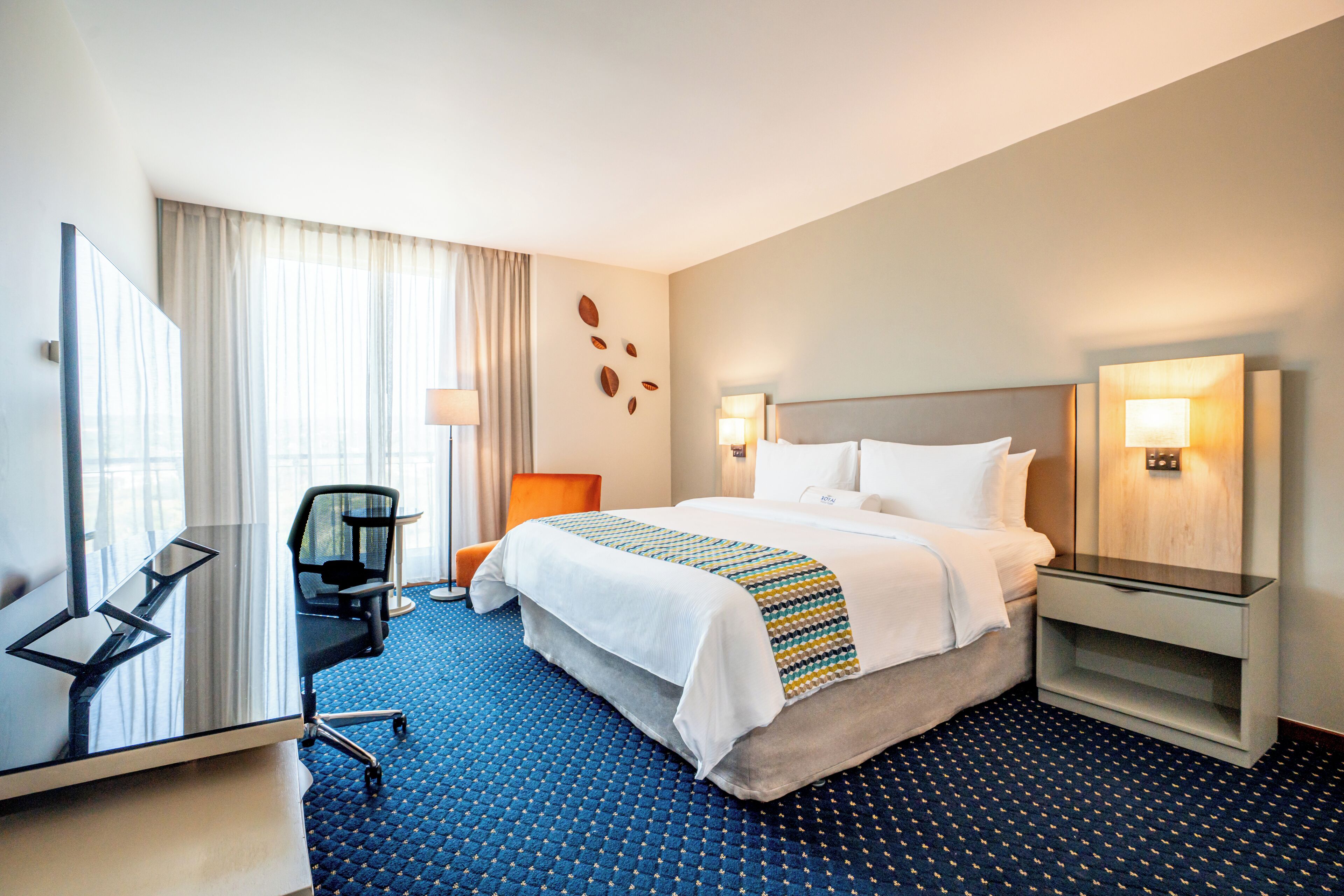 premium bedding, in-room safe, desk, blackout curtains