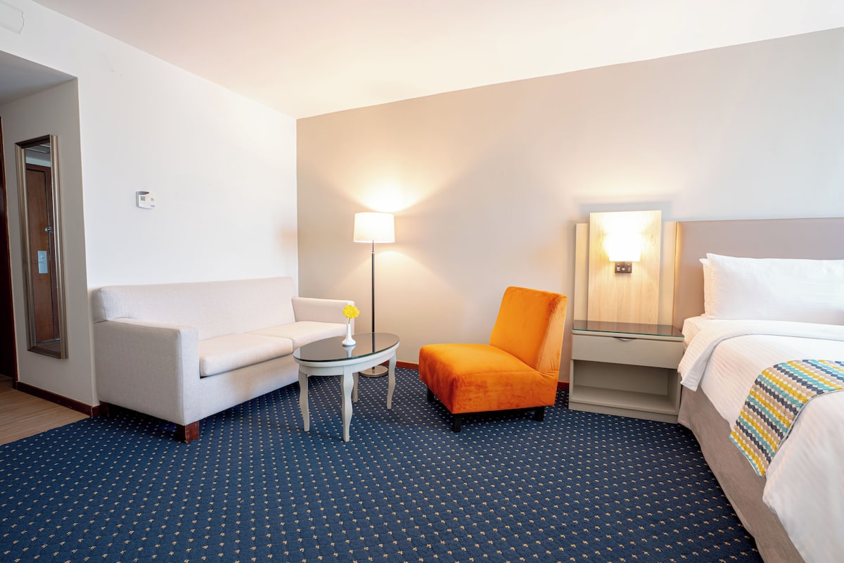 junior suite | premium bedding, in-room safe, desk, blackout curtains