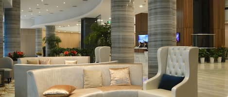 Lobby sitting area