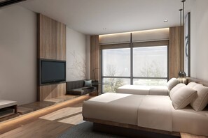Deluxe Room, 2 Single Beds, City View