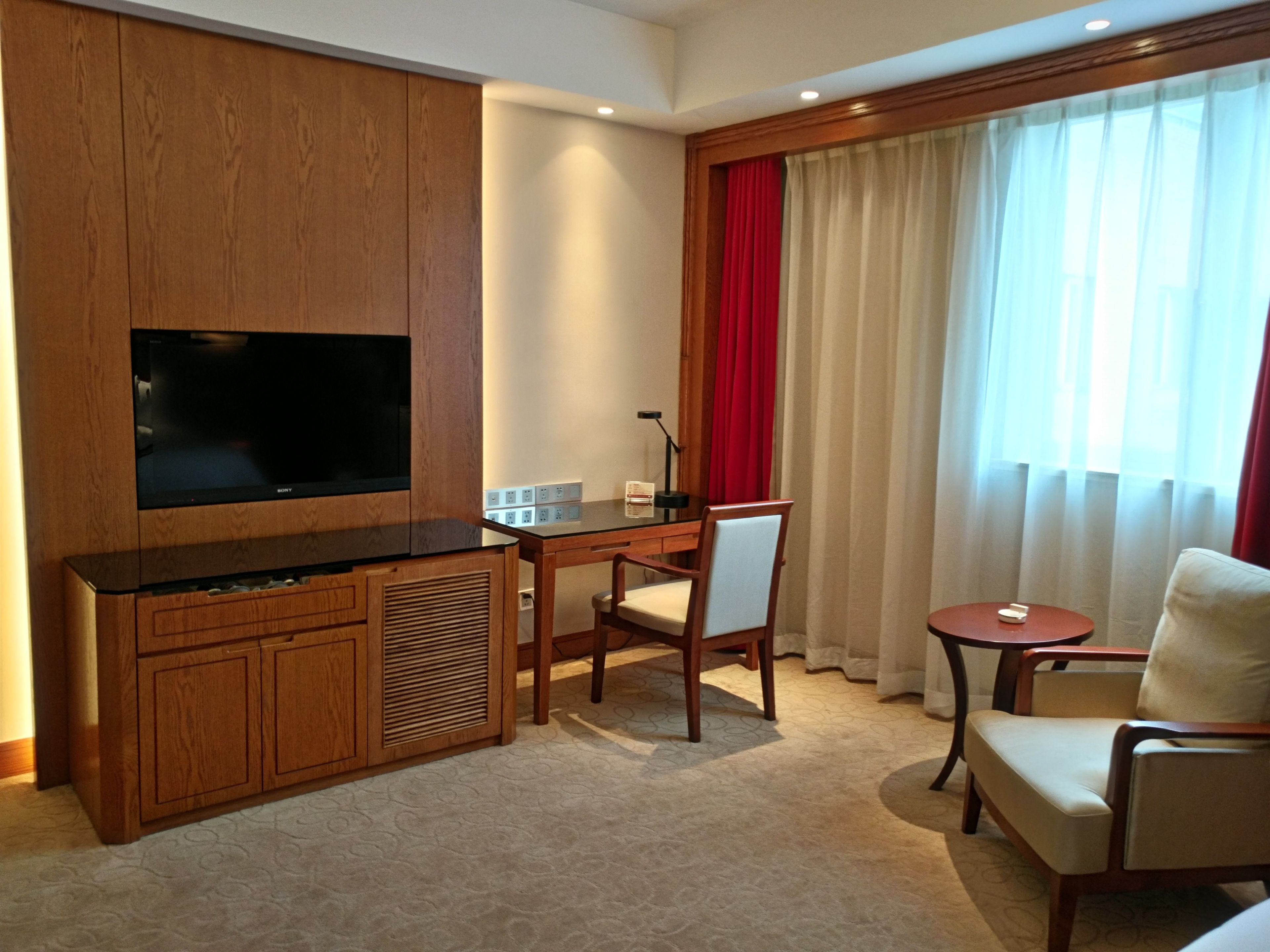 business double room | living area | lcd tv