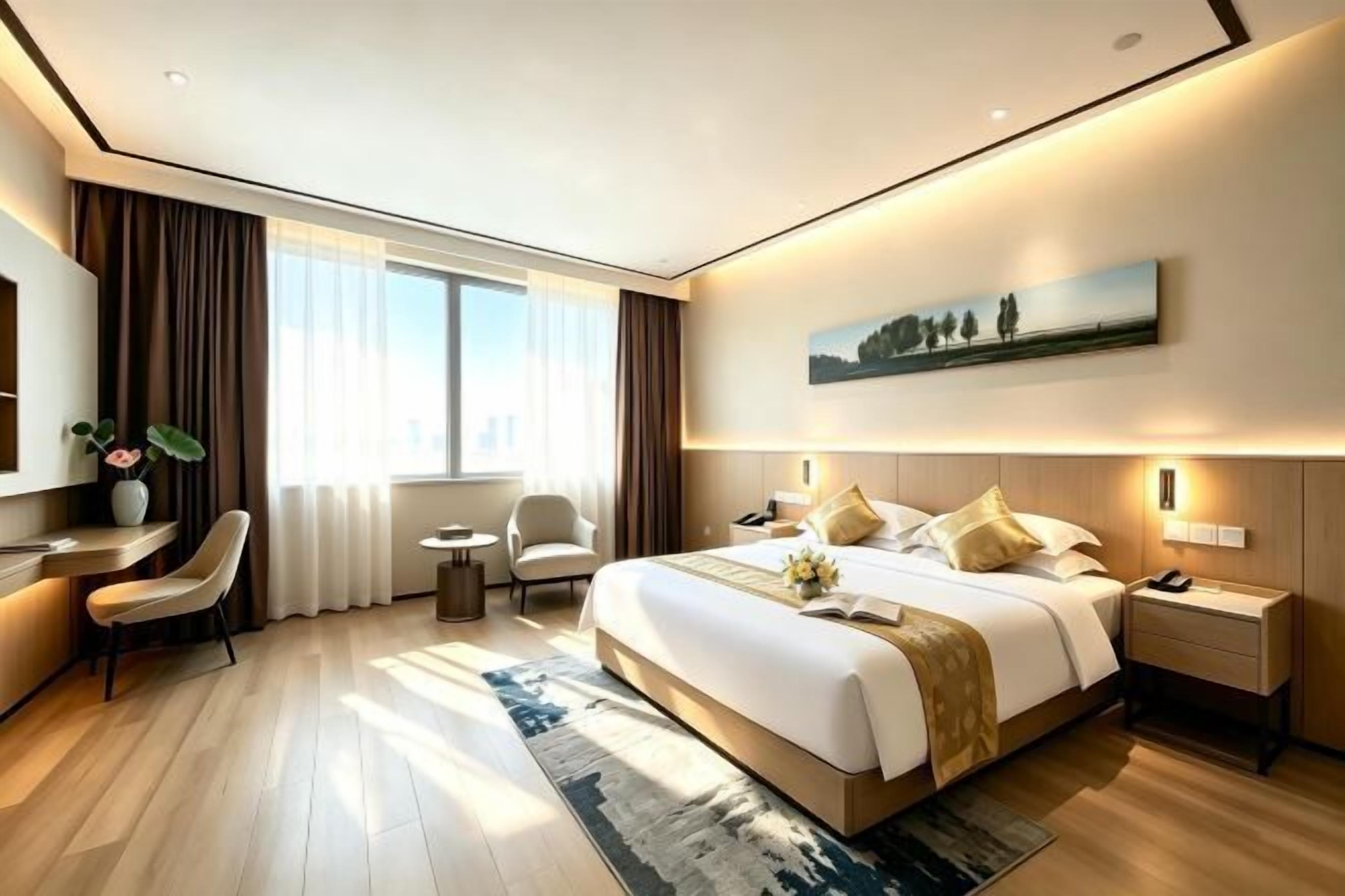 Minibar, high-speed internet, alarm clocks