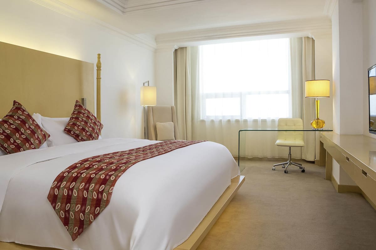 Ropa de cama de alta calidad y minibar