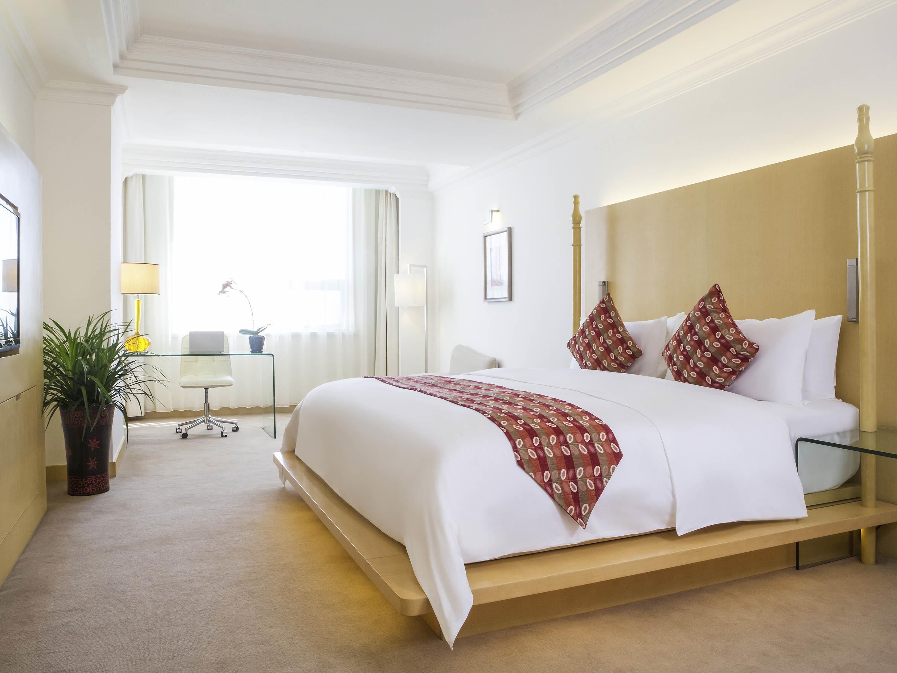 Premium bedding, minibar, in-room safe, rollaway beds