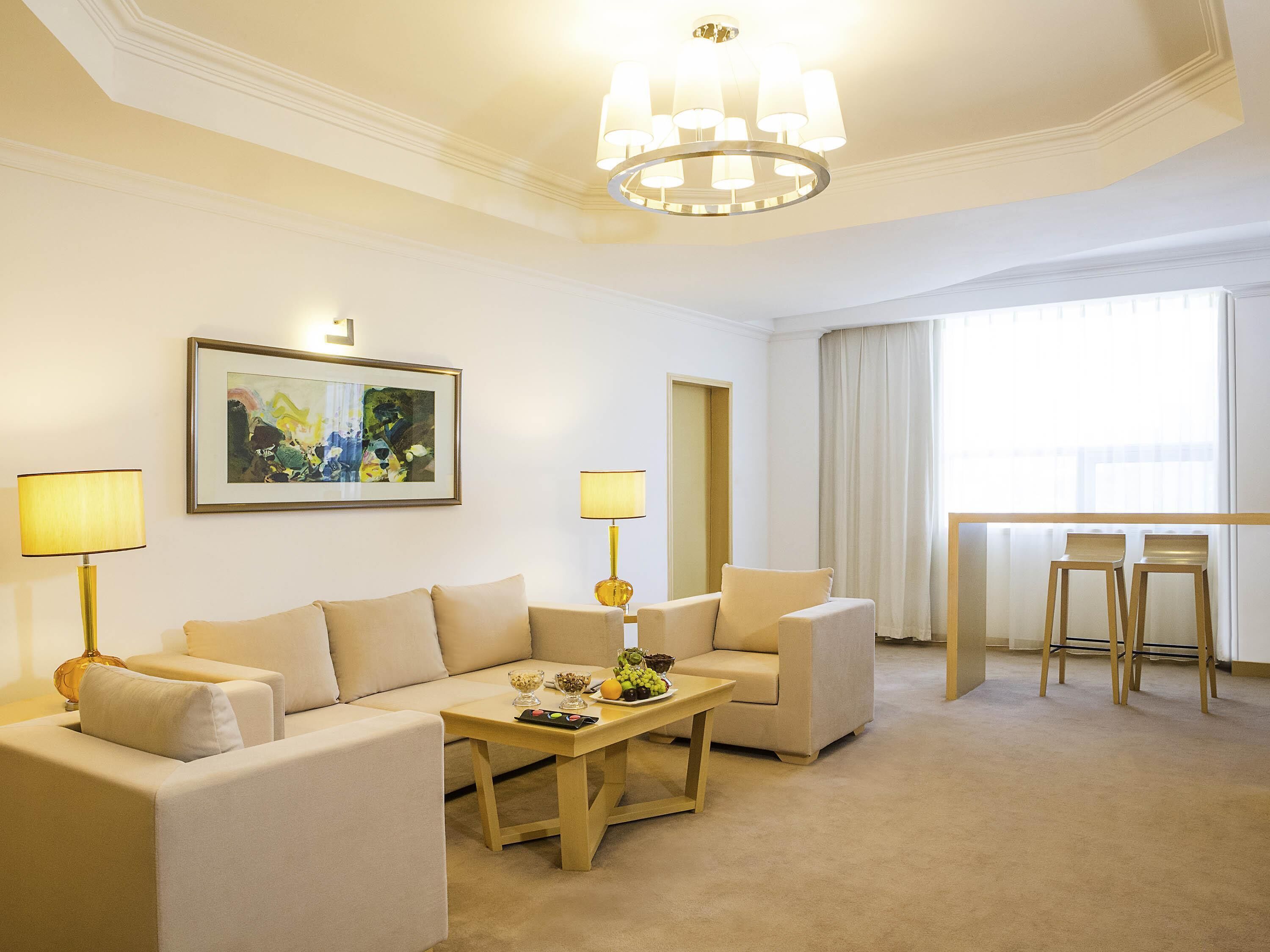 Premium bedding, minibar, in-room safe, rollaway beds