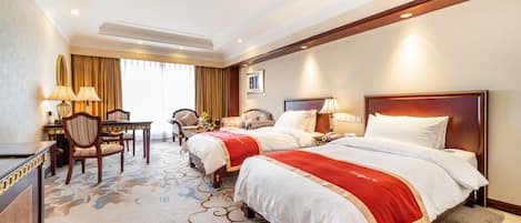 豪华双床房 | 1 多间卧室、迷你吧、客房内保险箱、熨斗/熨衣板