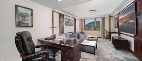 Minibar, in-room safe, iron/ironing board, alarm clocks