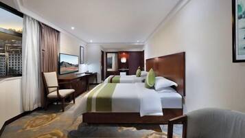 Minibar, in-room safe, iron/ironing board, alarm clocks