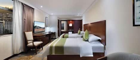 Minibar, in-room safe, iron/ironing board, alarm clocks