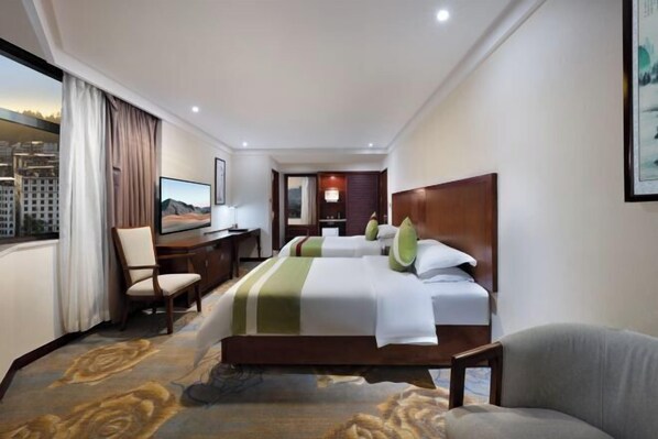 Minibar, in-room safe, iron/ironing board, alarm clocks