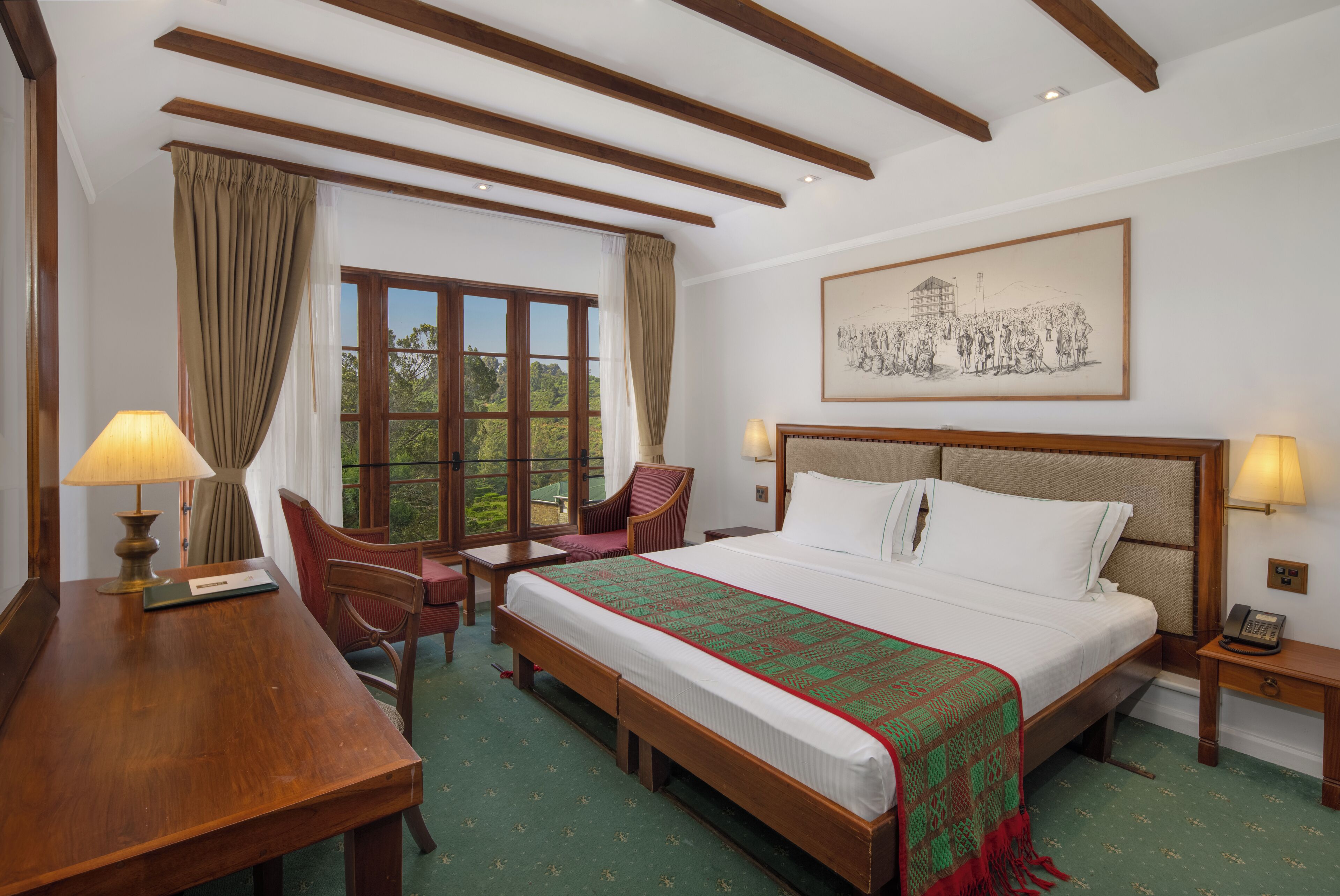 Camas con efecto memoria, minibar y caja de seguridad en la habitación 