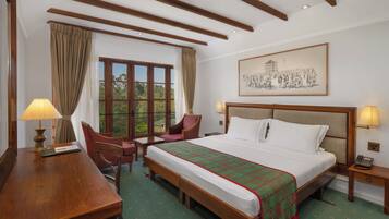 Memory foam beds, minibar, in-room safe, desk