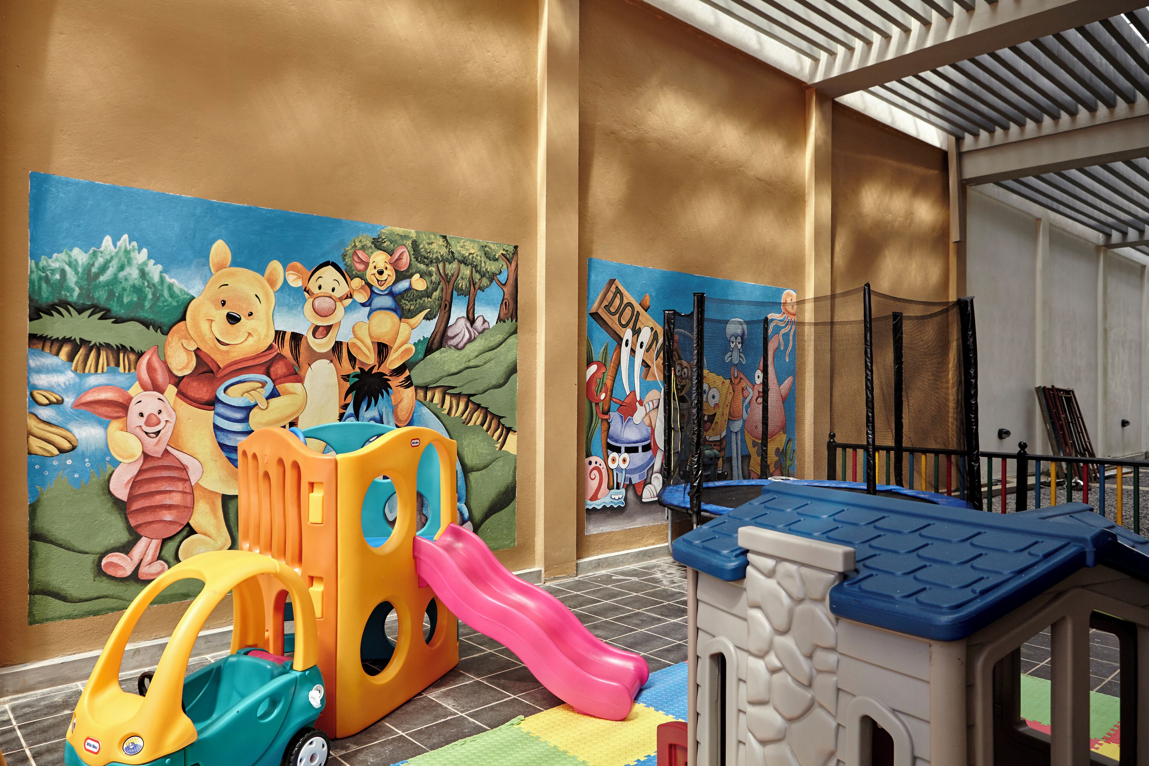 Indendørs legeområde for børn