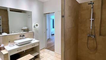 Free toiletries, hair dryer, slippers, bidet