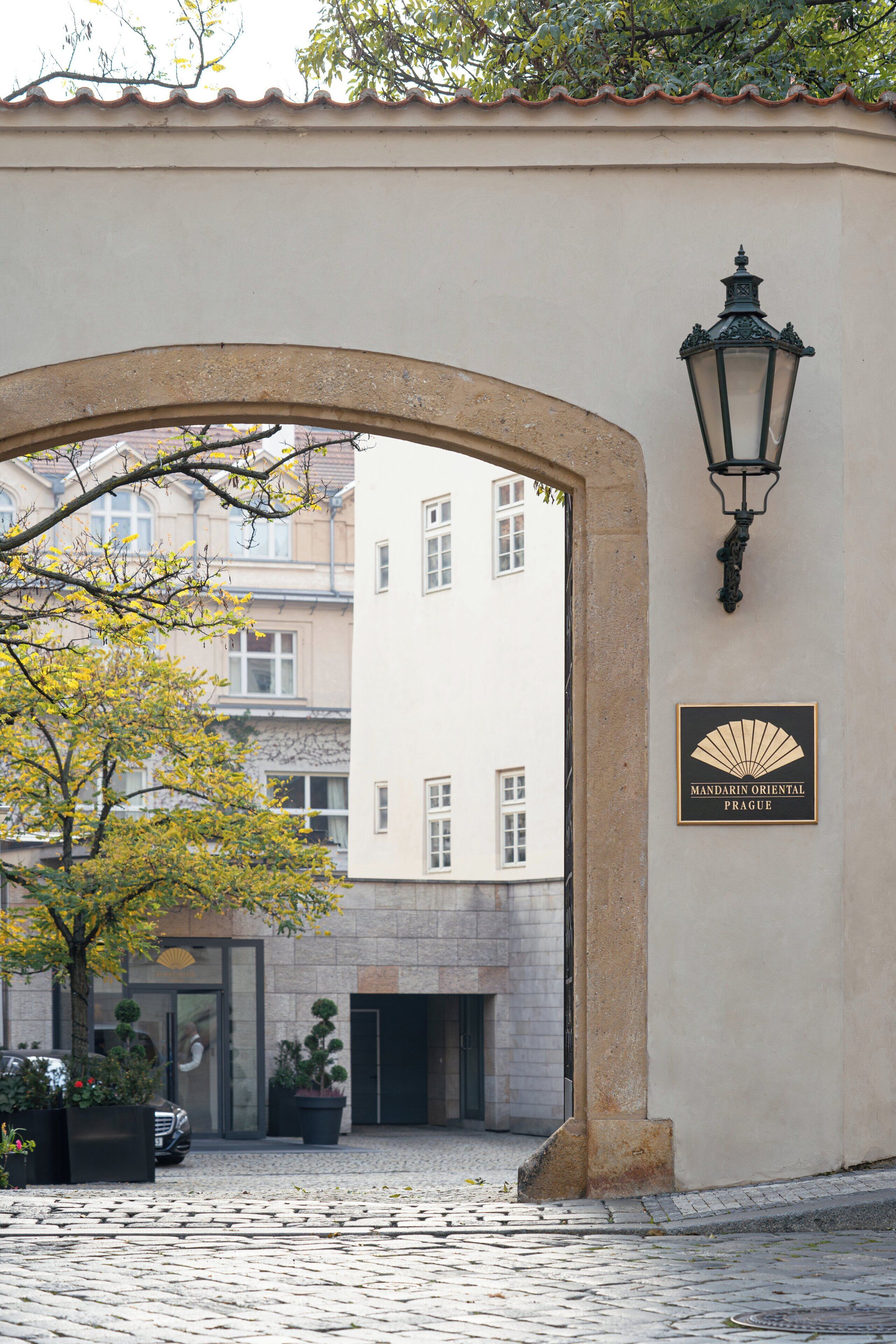 Entrada de la propiedad