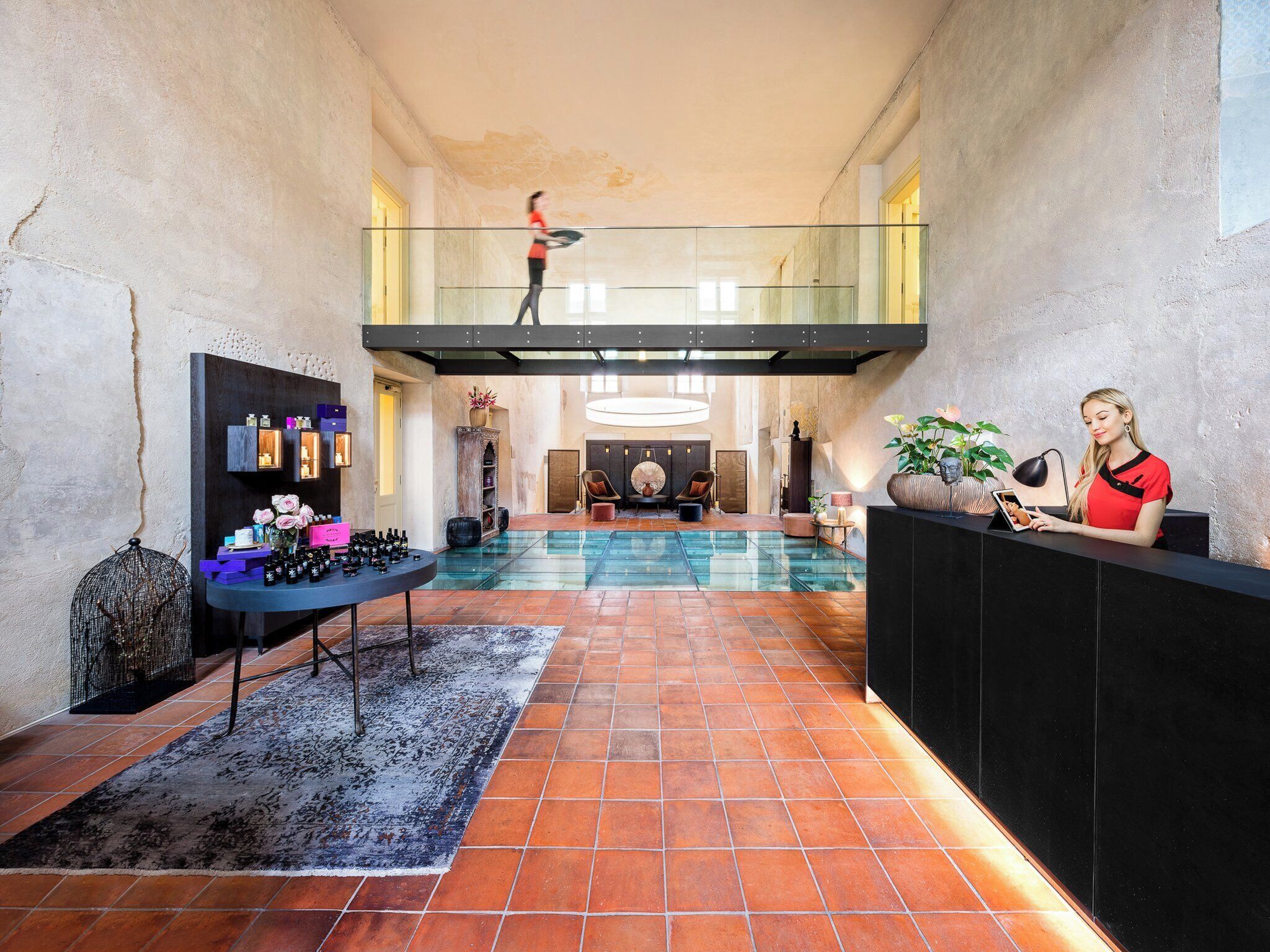 Recepción del spa