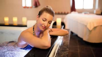 Couples treatment rooms, sauna, body treatments, hydrotherapy