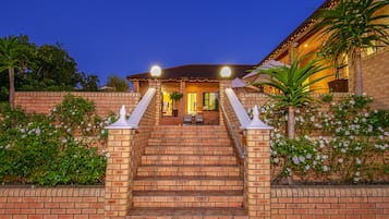 Front of property – evening/night