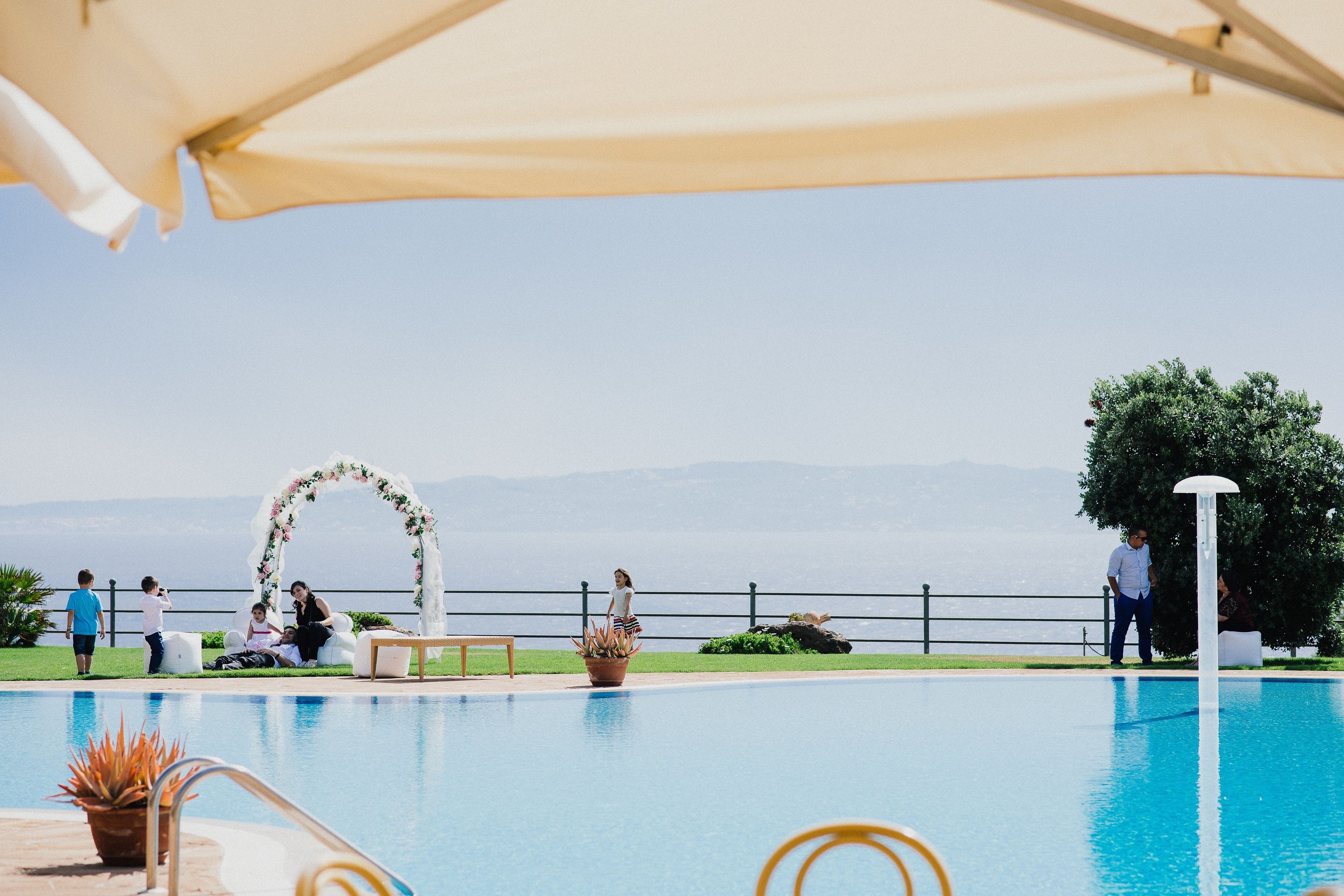 Außenbereich für Bankette