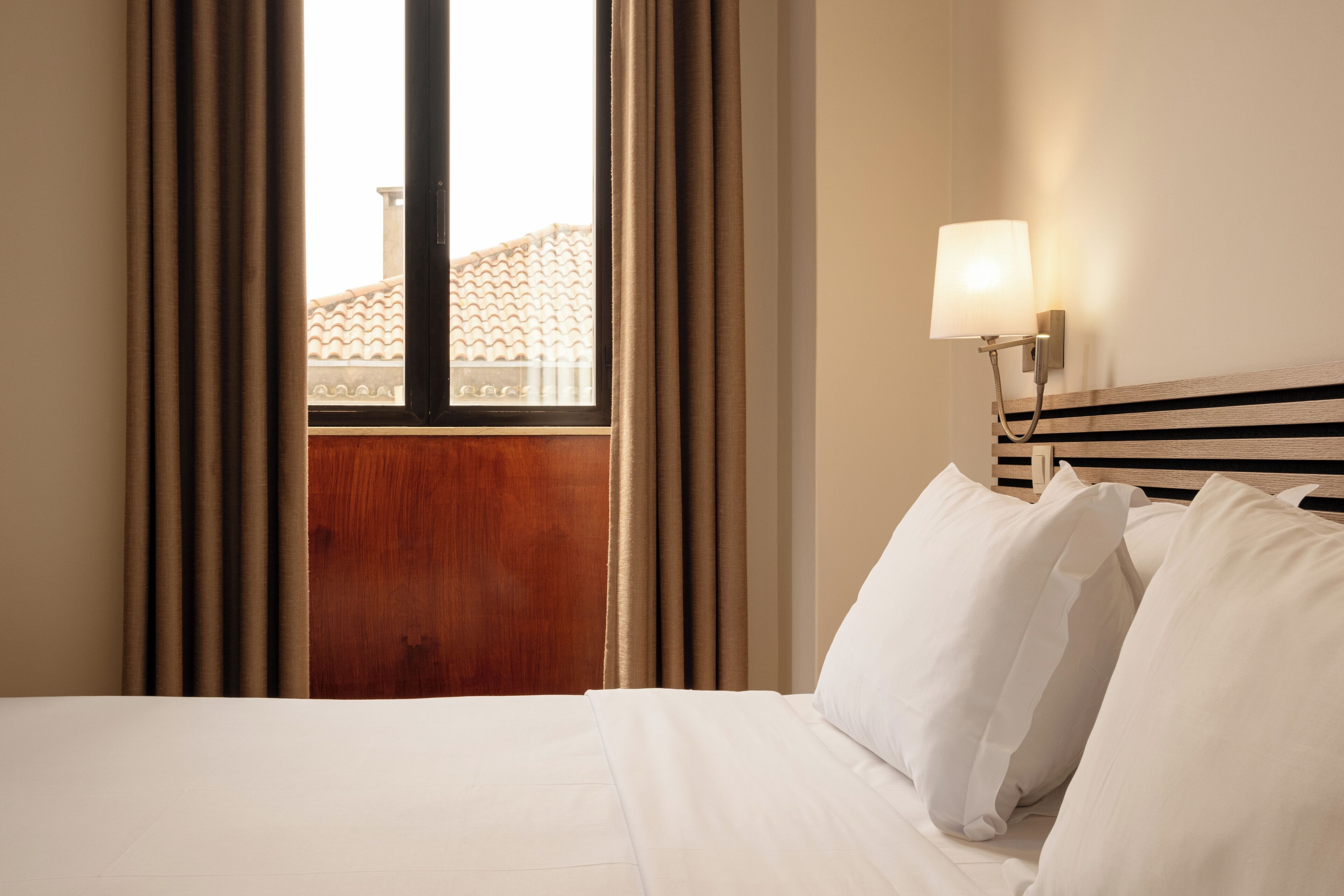 unique | hypo-allergenic bedding, in-room safe, desk, laptop workspace