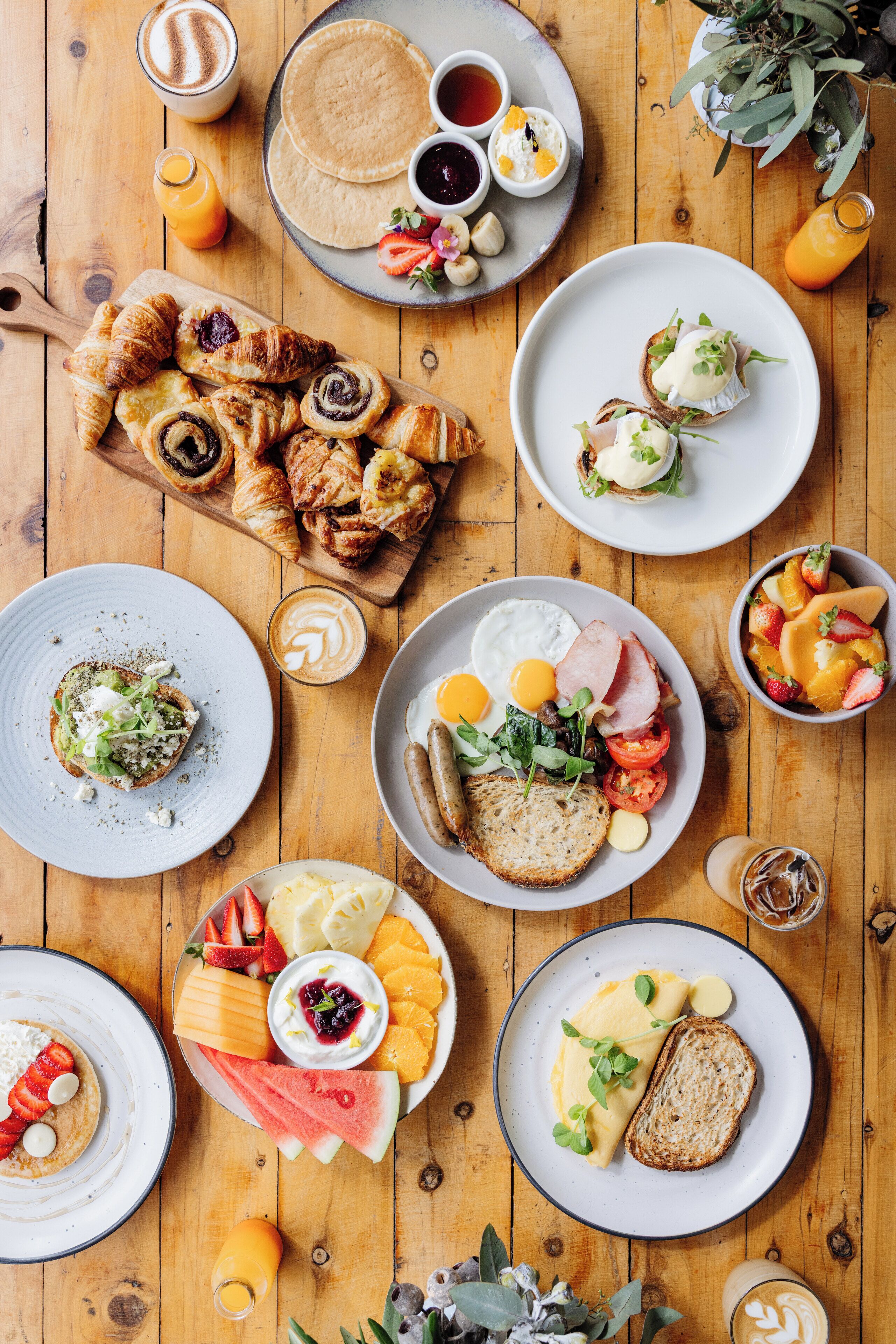 Morgenmadsbuffet hver dag (45 AUD pr. person)