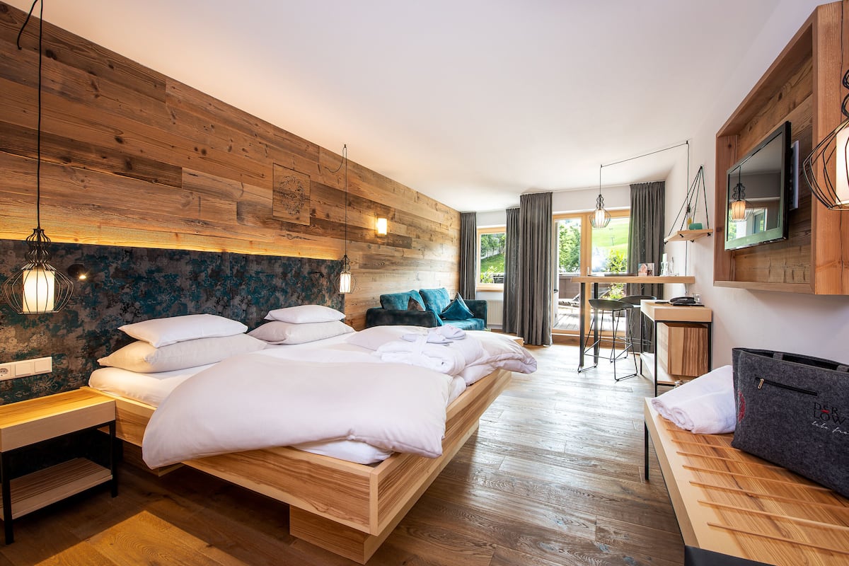 Premium bedding, down duvets, in-room safe, individually decorated
