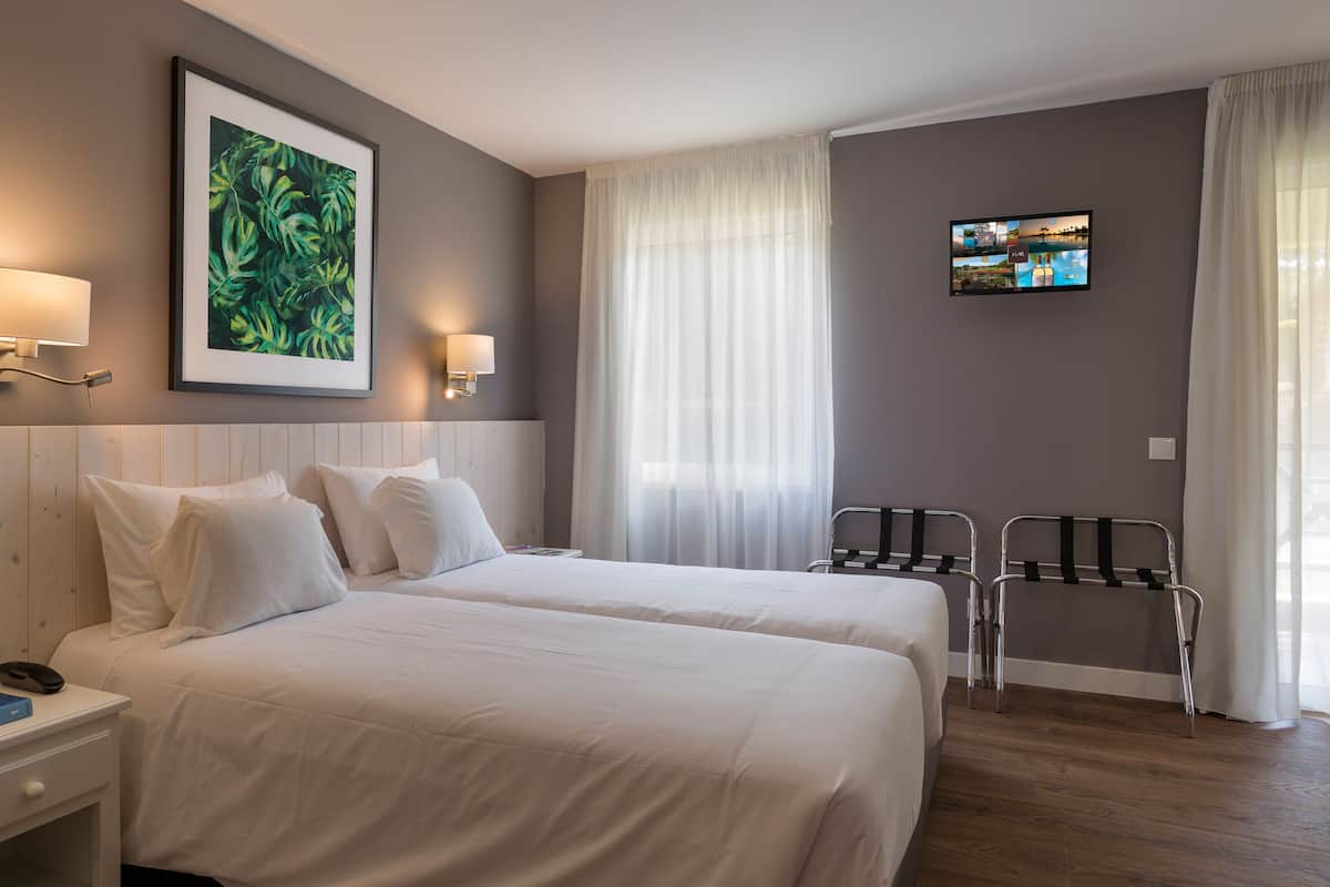 1 slaapkamer, een bureau, gratis wifi, beddengoed
