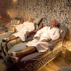 Couples treatment rooms, sauna, steam room, body treatments