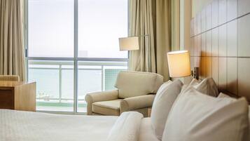 Minibar, in-room safe, blackout drapes, soundproofing