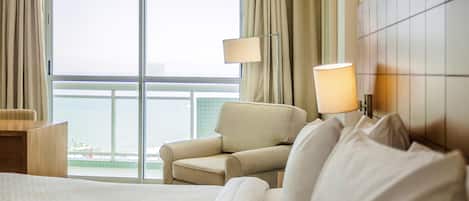 Minibar, in-room safe, blackout drapes, soundproofing