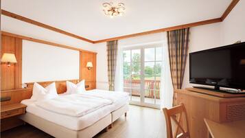 1 Schlafzimmer, Allergikerbettwaren, Daunenbettdecken, Minibar