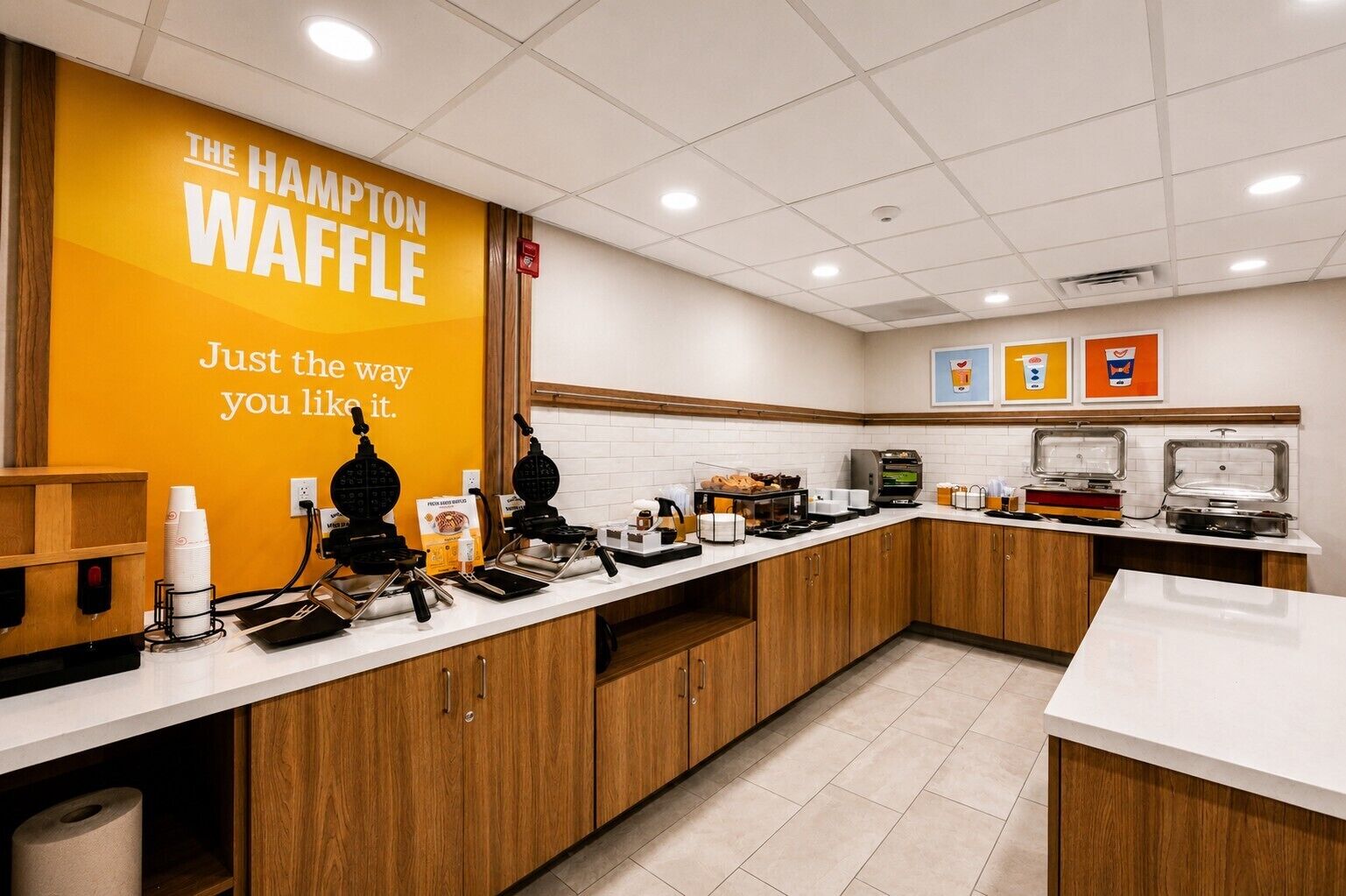 Free daily buffet breakfast